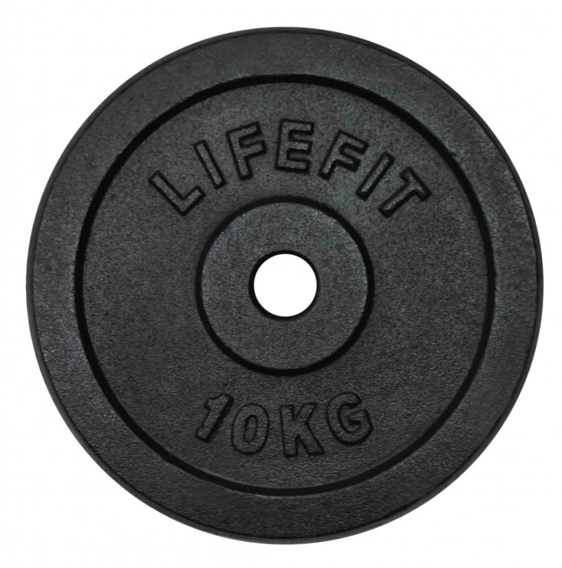 Kotouč LIFEFIT® 10kg, kovový, pro 30mm tyč