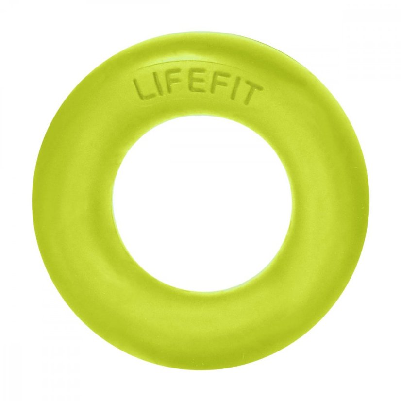 Posilovač prstů LIFEFIT® RUBBER RING zelený