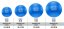 Gymnastický míč LIFEFIT® ANTI-BURST 75 cm, modrý