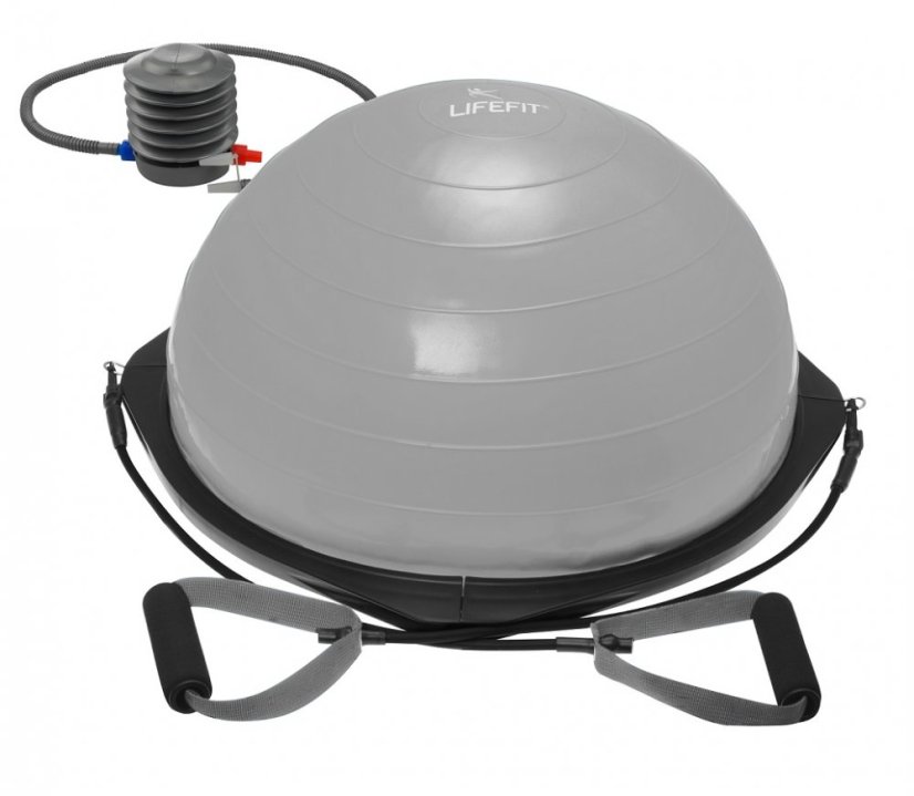Balanční podložka LIFEFIT® BALANCE BALL TR 58cm, stříbrná