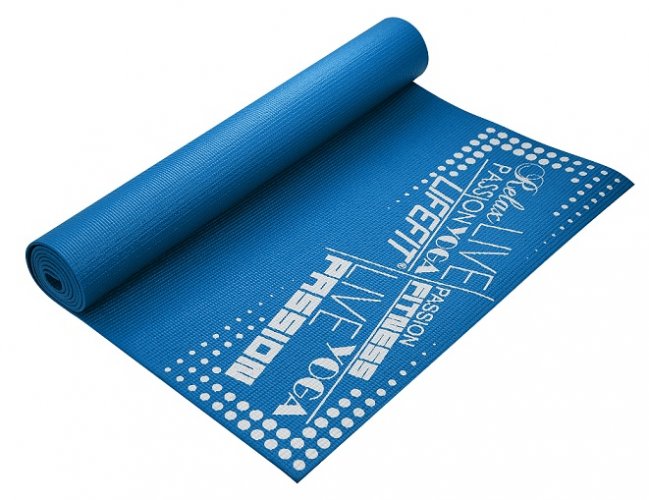 Gymnastická podložka LIFEFIT® SLIMFIT, 173x58x0,4cm, modrá