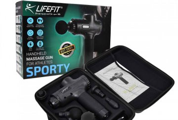 Seznamte se s masážní pistolí – k čemu ji využijete, jak funguje a jaké jsou naše zkušenosti s masážní pistolí LIFEFIT?