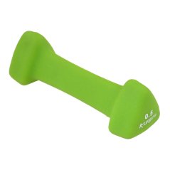 Neoprenová činka LIFEFIT® TRIANGLE 1 x 0,5 kg, zelená