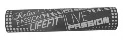 Podložka LIFEFIT® YOGA MAT TPE, 183x61x0,5cm, dvouvrstvá, zeleno-šedá
