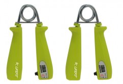 Posilovač prstů s mechanickým počítadlem LIFEFIT® MANUAL COUNTER, pár