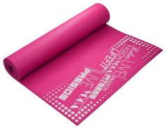 Gymnastická podložka LIFEFIT® SLIMFIT PLUS, 173x58x0,6cm, světle růžová