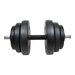 Činka nakládací LIFEFIT® jednoruční 18 kg, vinyl-cement, 30mm tyč/6x kotouč