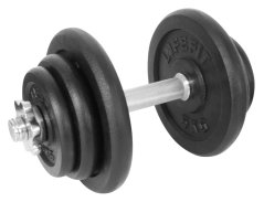 Činka nakládací LIFEFIT® jednoruční 20 kg, 30mm tyč/6x kotouč