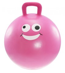 Dětský skákací míč LIFEFIT® JUMPING BALL 45 cm, růžový