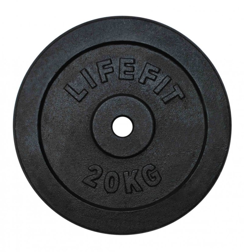 Kotouč LIFEFIT® 20kg, kovový, pro 30mm tyč