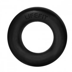 Posilovač prstů LIFEFIT® RUBBER RING černý