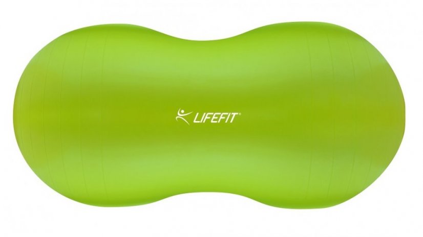 Gymnastický míč LIFEFIT® NUTS 90x45 cm, sv. zelený