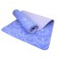 Podložka LIFEFIT® YOGA MAT MANDALA DUO, 183x58x0,6cm, modrá