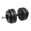 Činka nakládací LIFEFIT® jednoruční 13 kg, vinyl-cement, 30mm tyč/6x kotouč