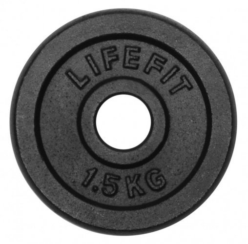 Kotouč LIFEFIT® 1,5kg, kovový, pro 30mm tyč