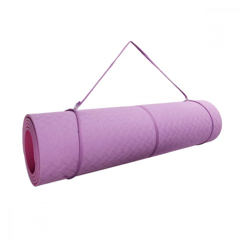 Podložka LIFEFIT® YOGA MAT RELAX DUO, 183x58x0,6cm, bordó