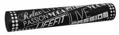 Gymnastická podložka LIFEFIT® SLIMFIT, 173x58x0,4cm, černá