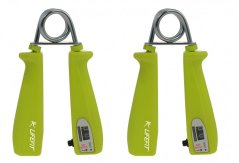 Posilovač prstů s mechanickým počítadlem LIFEFIT® MANUAL COUNTER, pár