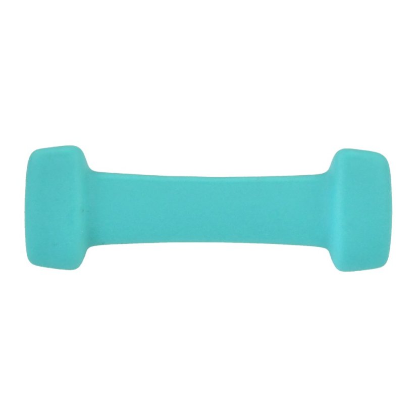 Neoprenová činka LIFEFIT® TRIANGLE 1 x 1,0 kg, tyrkysová