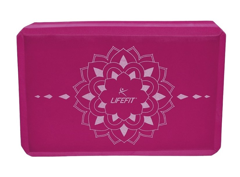 JOGA BLOK LIFEFIT® BOGA, bordó