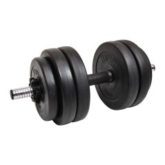 Činka nakládací LIFEFIT® jednoruční 13 kg, vinyl-cement, 30mm tyč/6x kotouč