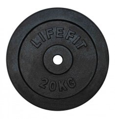 Kotouč LIFEFIT® 20kg, kovový, pro 30mm tyč