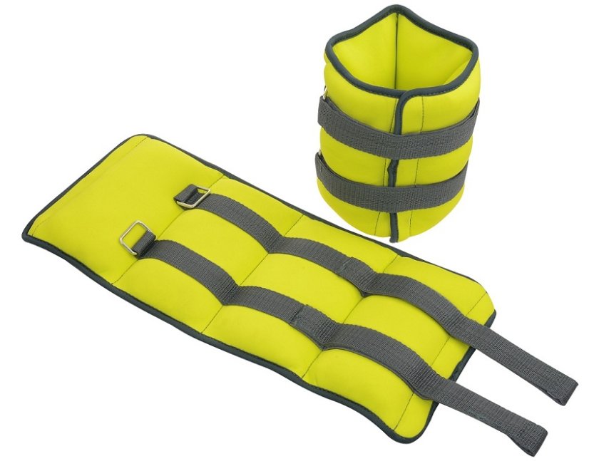 Neoprenová zátěž LIFEFIT® ANKLE/WRIST WEIGHTS 2 x 4,0kg, sv. zelená