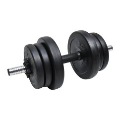 Činka nakládací LIFEFIT® jednoruční 10,5 kg, vinyl-cement, 30mm tyč/6x kotouč