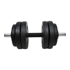 Činka nakládací LIFEFIT® jednoruční 13 kg, vinyl-cement, 30mm tyč/6x kotouč