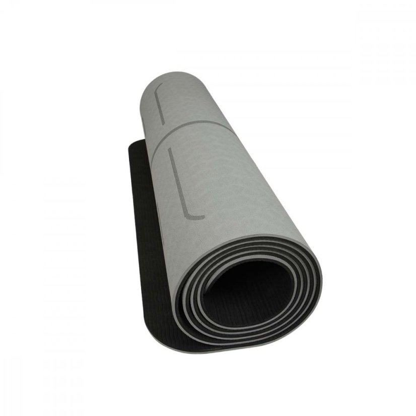 Podložka LIFEFIT® YOGA MAT RELAX DUO, 183x58x0,6cm, černá