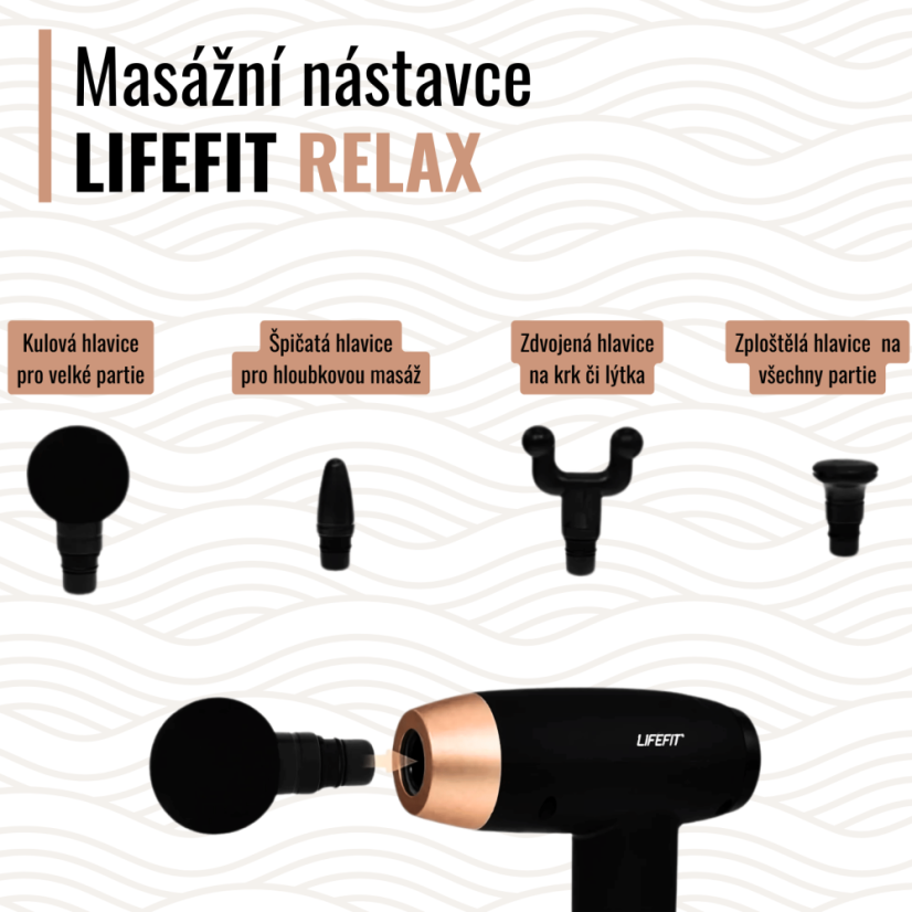Masážní pistole LIFEFIT® RELAX