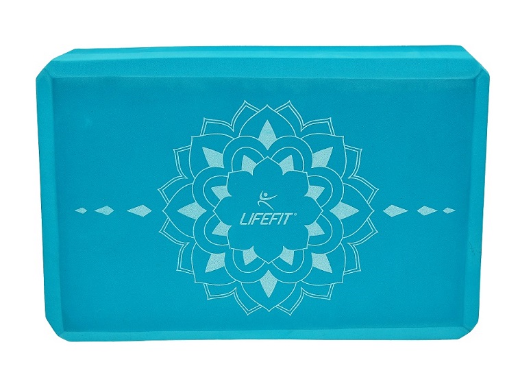 JOGA BLOK LIFEFIT® BOGA, tyrkysová