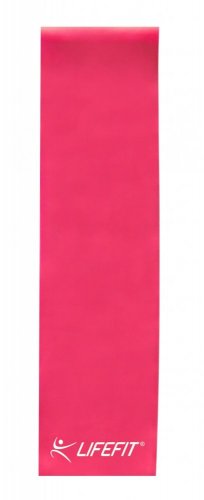 Posilovací guma LIFEFIT® FLEXBAND 0,35, růžová