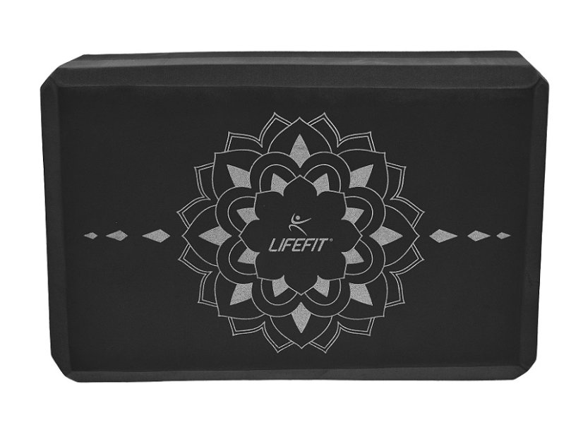 JOGA BLOK LIFEFIT® BOGA, černá