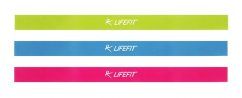 Posilovací gumy LIFEFIT® SOFT,MEDIUM,HARD, 3ks
