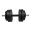 Činka nakládací LIFEFIT® jednoruční 13 kg, vinyl-cement, 30mm tyč/6x kotouč
