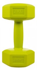 Vinylová činka LIFEFIT® 1 x 2 kg, sv. zelená