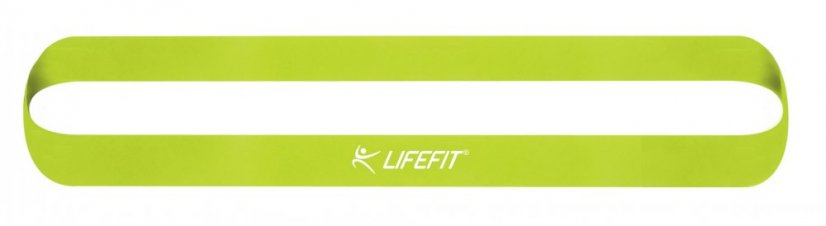 Posilovací guma LIFEFIT® KRUH SOFT, sv. zelená