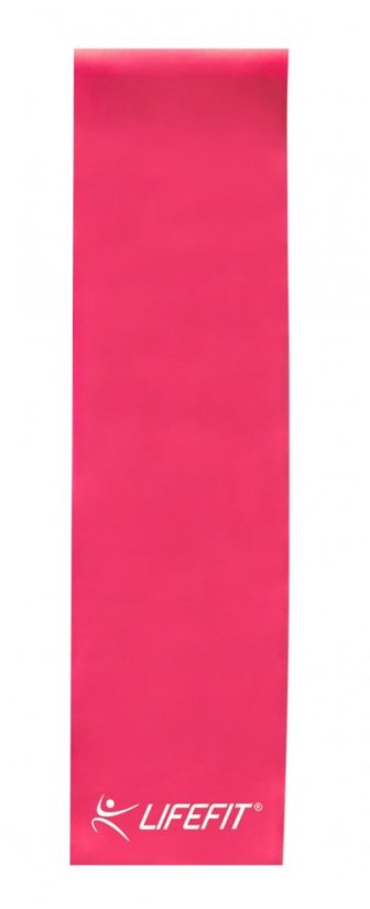 Posilovací guma LIFEFIT® FLEXBAND 0,35, růžová