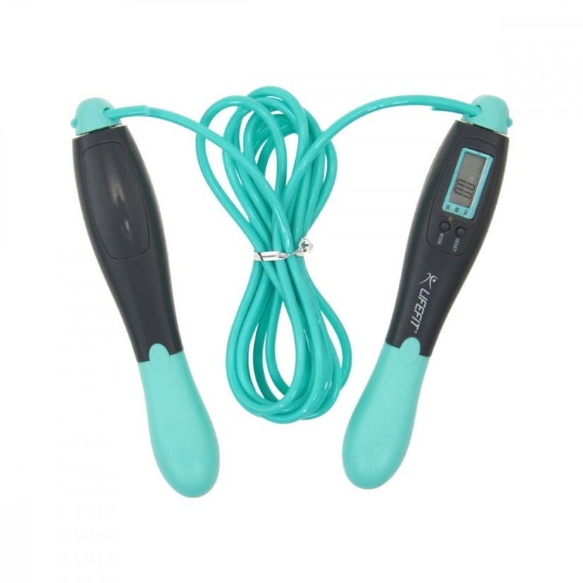 Švihadlo LIFEFIT® DIGITAL ROPE 265 cm, mint