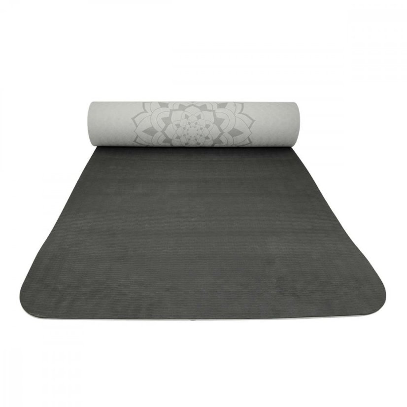 Podložka LIFEFIT® YOGA MAT RELAX DUO, 183x58x0,6cm, černá